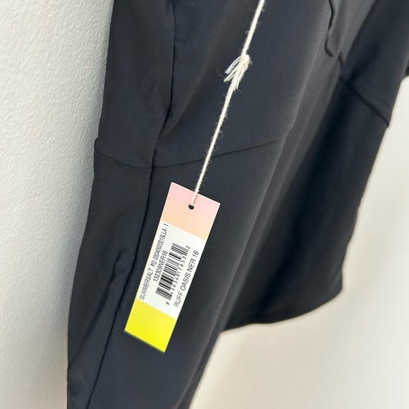 Summersalt Black One-Piece Swimsuit with Flutter Straps, Size 16 - Picture 4 of 5